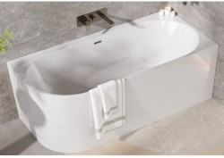 Акриловая ванна SOLA права біла, 160 x 75 см